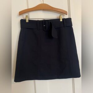 H&M Classic Black Belted Skirt